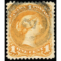 canada stamp 23 queen victoria 1 1869 U VF 034