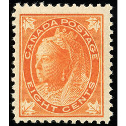canada stamp 72 queen victoria 8 1897 M F VF 030