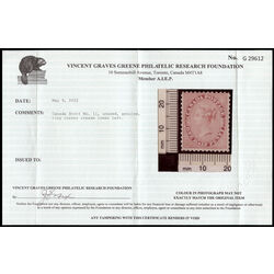 canada stamp 11 queen victoria d 1858 M VF 019