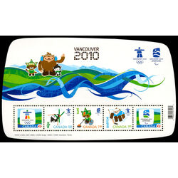 canada stamp 2305f olympic emblems and mascots 2009