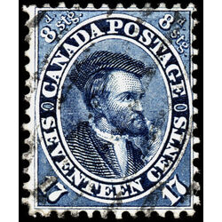 canada stamp 19 jacques cartier 17 1859 U VF 045