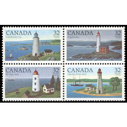 canada stamp 1035i gibraltar point on 1808 32 1984 M VFNH BLOCK