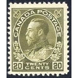 canada stamp 119c king george v 20 1912