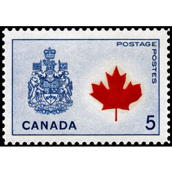 canada stamp 429ai canada maple leaf 5 1966