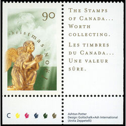 canada stamp 1766b praying angel 90 1998 M VFNH LABEL