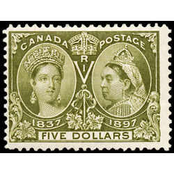 canada stamp 65 queen victoria diamond jubilee 5 1897 M F VF 046