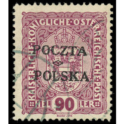 poland stamp 50 coat of arms 1919