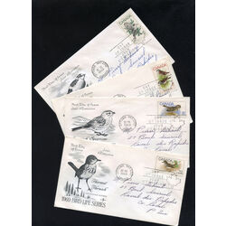 collection of 4 old canada first day covers of birds scott 478 496 8