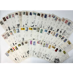 collection of 60 old canada first day covers all different ranging from 1964 to 1971
