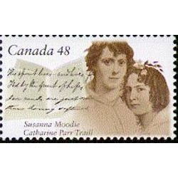 canada stamp 1997 susanna moodie 1803 1885 and catharine parr traill 1802 1899 48 2003