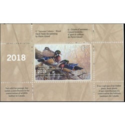canadian wildlife habitat conservation stamp fwh35 wood duck 8 50 2018