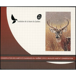 quebec wildlife habitat conservation stamp qw25d white tailed deer 12 2012