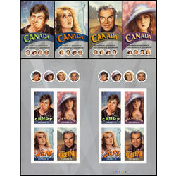 canada stamps canadians in hollywood 2006 4 booklets bk326 9
