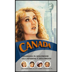 canada stamps canadians in hollywood 2006 4 booklets bk326 9