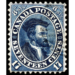 canada stamp 19 jacques cartier 17 1859 U XF 049