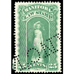 canada revenue stamp ml106 law stamps nine scallops 25 1892