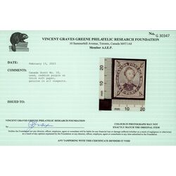 canada stamp 10 hrh prince albert 6d 1857 U XF 008