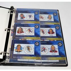 nhl all stars stamp cards and panes
