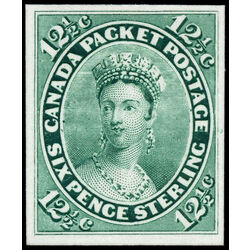 canada stamp 18tc queen victoria 12 1864 M VF 003