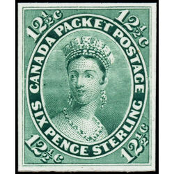 canada stamp 18tc queen victoria 12 1864 M VF 007