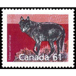 canada stamp 1175 timber wolf 61 1990