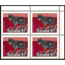 canada stamp 1175a timber wolf 61 1990 CB UR