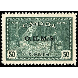 canada stamp o official o9 lumbering 50 1949 M XFNH 010