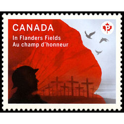 canada stamp 2835 in flanders fields 2015