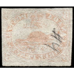 canada stamp 4 beaver 3d 1852 U VF 093