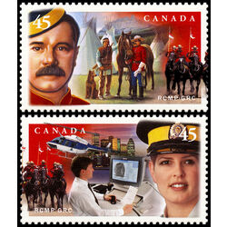 canada stamp 1736 7 rcmp 125th anniversary 1998