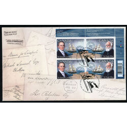 canada stamp 2042a pioneers of transatlantic mail service 2004 FDC UR