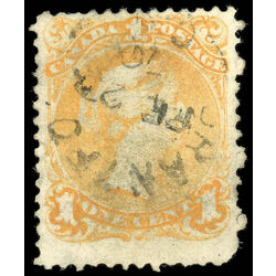 canada stamp 23iii queen victoria 1 1869 U F 007