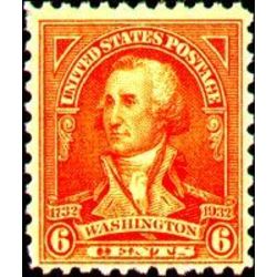 us stamp postage issues 711 george washington 6 1932