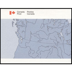 canada stamp bk booklets bk86 canadian forts 1 1983