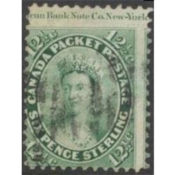 canada stamp 18v queen victoria 12 1859