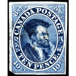 canada stamp 7 jacques cartier 10d 1855 U VF 044