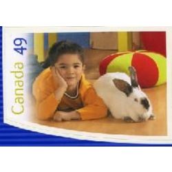 canada stamp 2059 rabbit 49 2004