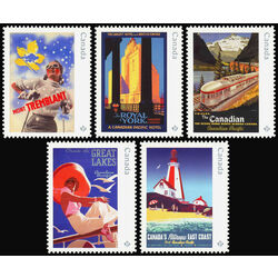 canada stamp 3334i 38i vintage travel posters 2022