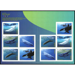 canada stamp bk booklets bk789 endangered whales 2022