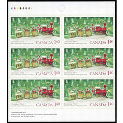 canada stamp 2071a santa in a train 2004