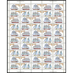canada stamp 747a sailing vessels 1977 M PANE