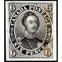 canada stamp 2tcx hrh prince albert 6d 1851 M VF 005