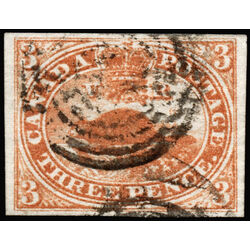 canada stamp 4 beaver 3d 1852 U XF 101