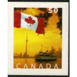 canada stamp 2080 flag over toronto on island ferry 50 2004