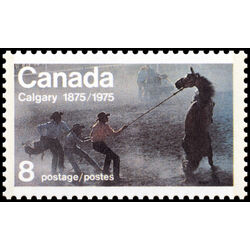 canada stamp 667ii calgary stampede 8 1975