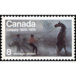 canada stamp 667i calgary stampede 8 1975