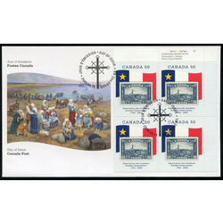 canada stamp 2119 grand pre stamp of 1930 and acadian flag 50 2005 FDC UR