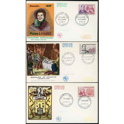 6 france first day covers