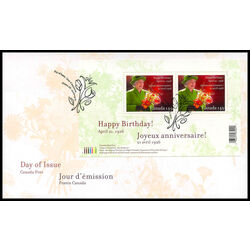 canada stamp 2150 queen elizabeth ii 80th birthday 2006 FDC