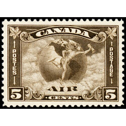 canada stamp c air mail c2 mercury with scroll in hand 5 1930